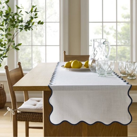 90"x20" Scallop Table Runner -
Threshold™ designed with Studio McGee - Picture 2 of 3